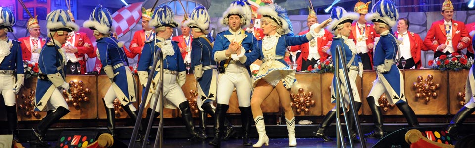 Blaue Funken auf der B&uuml;hne des G&uuml;rzenich in K&ouml;ln