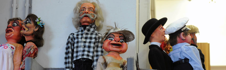 Stockpuppen aus dem Hänneschen Theater
