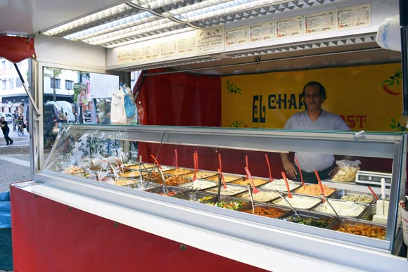 El Charif auf dem Markt meet & eat