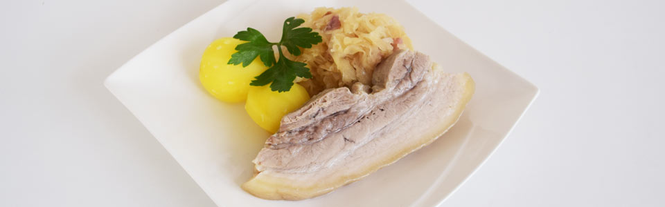 WEllfleisch mit Sauerkraut